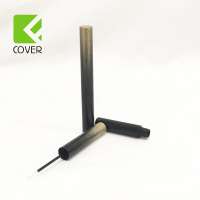 Glitter gradient color luxury plastic custom eyeliner mascara tube with brush